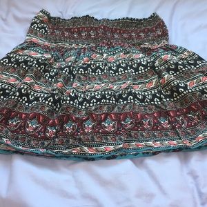 Patterned skirt from Hollister